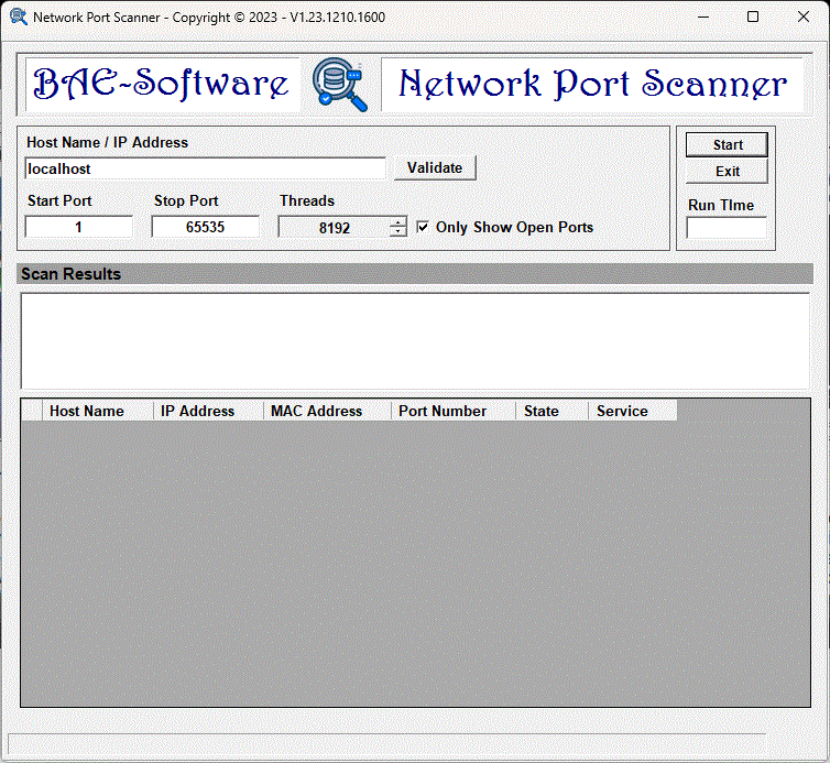 Network Port Scanner