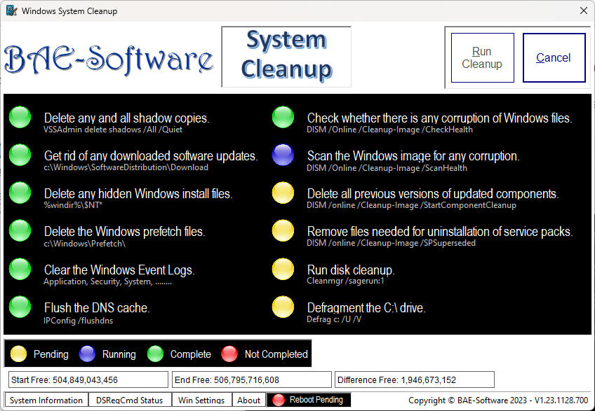 Windows System Cleanup